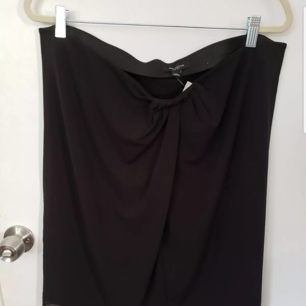 Ann Taylor black evening skirt nwt xl